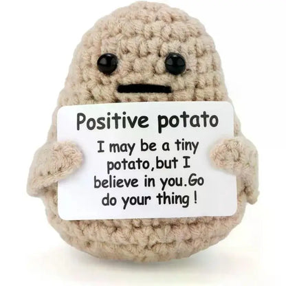 Positive Energy Potato Pocket Crochet Plush Doll by HitMyNeed