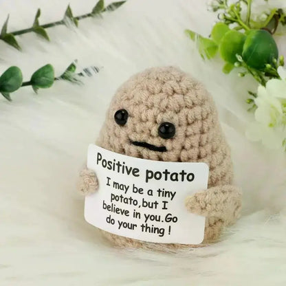 Positive Energy Potato Pocket Crochet Plush Doll by HitMyNeed