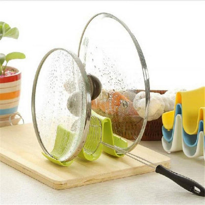 Pot Lid and Utensil Rest Kitchen Storage Rack by HitMyNeed