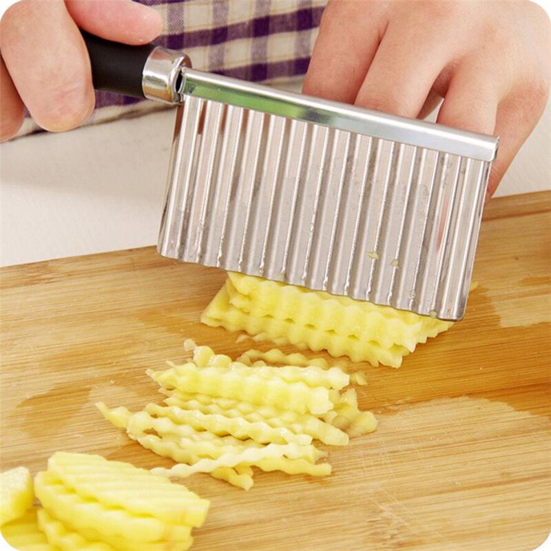 Potato Chip Slicer Wavy Edge Knife Stainless Steel by HitMyNeed