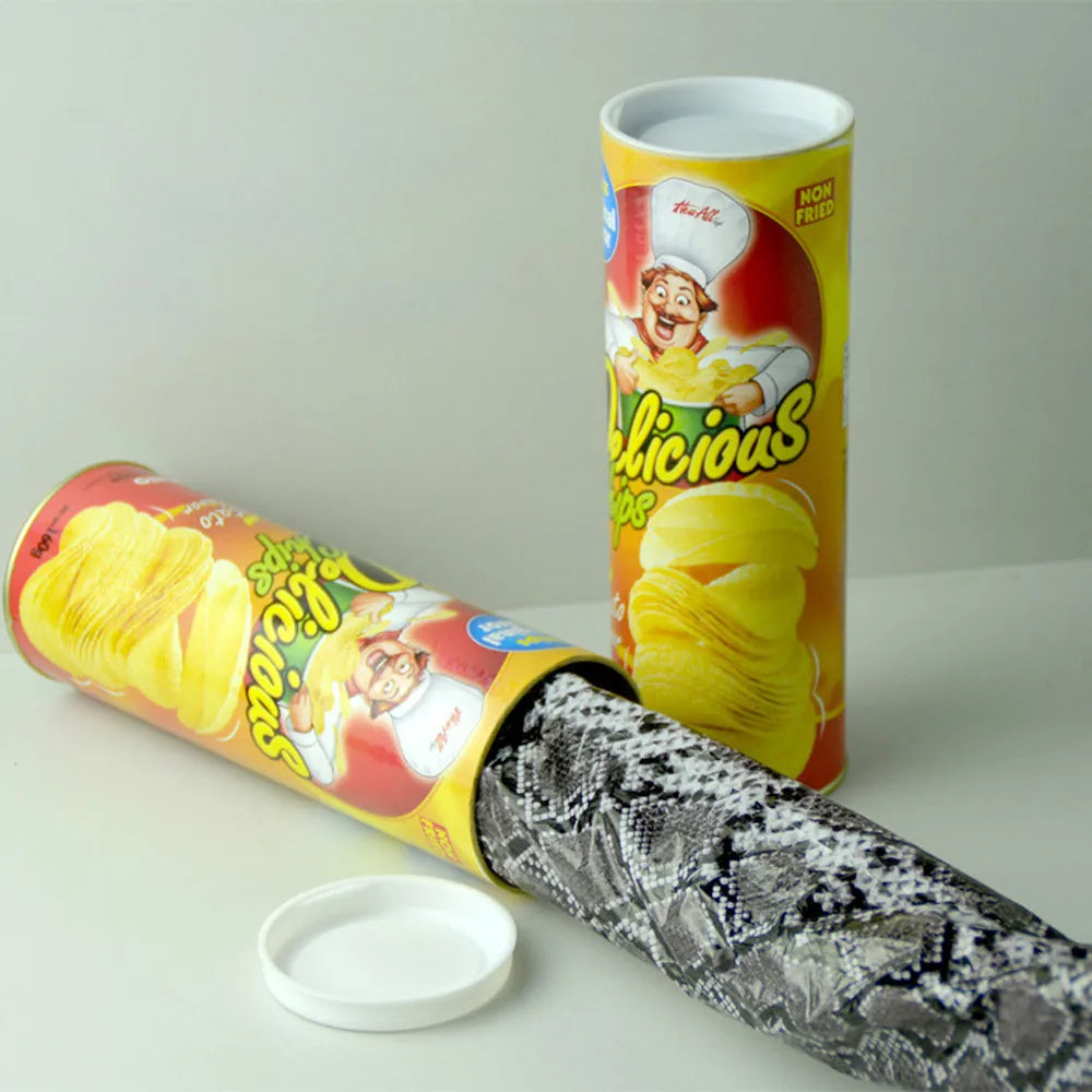 Potato Chip Snake Can Prank Toy for Parties by HitMyNeed