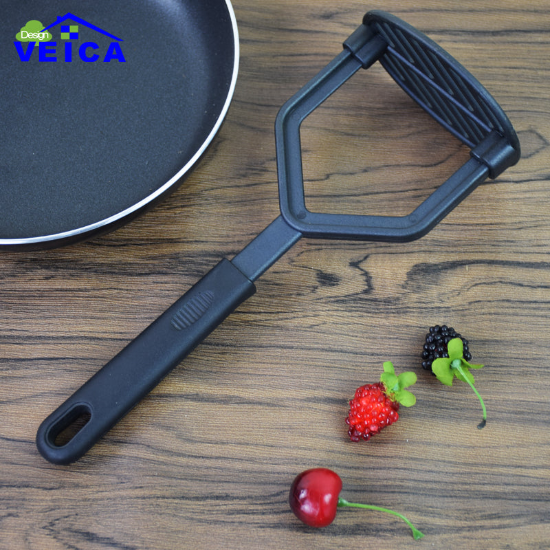 Potato Masher Plastic Kitchen Tool with Non-Slip Handle by HitMyNeed