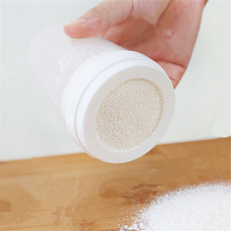 Powdered Sugar Sifter with Cover and Fine Mesh by HitMyNeed