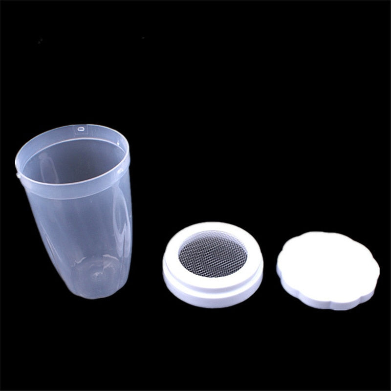 Powdered Sugar Sifter with Cover and Fine Mesh by HitMyNeed