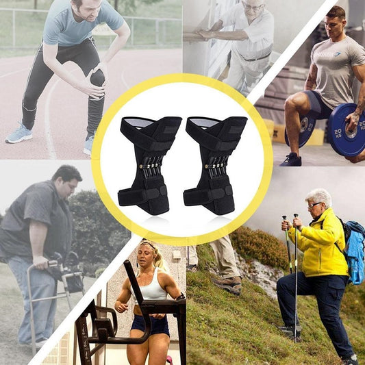Power Knee Brace Joint Support (Pair) by HitMyNeed