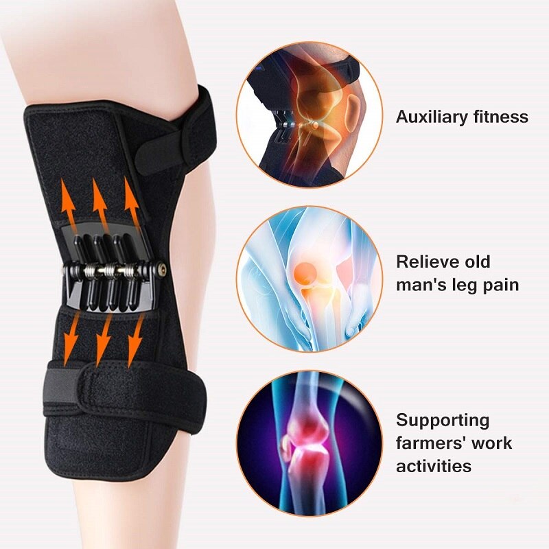 Power Knee Brace Joint Support (Pair) by HitMyNeed