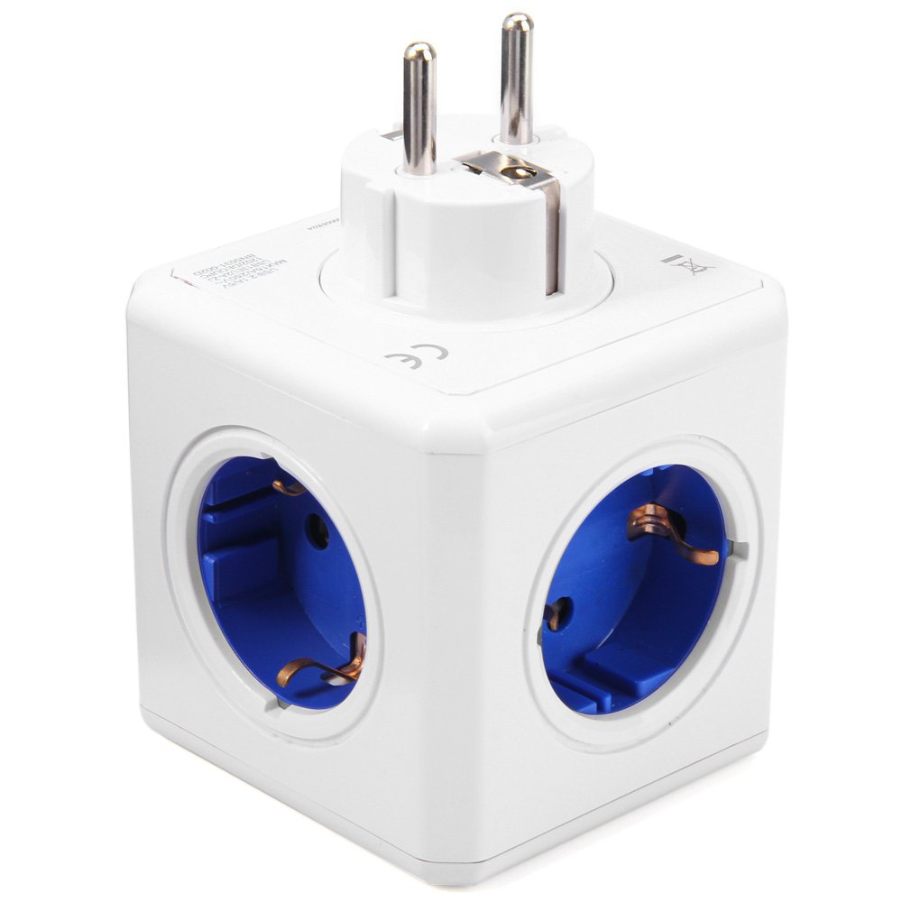 PowerCube Socket with USB Ports, 4 Outlets, 3680W by HitMyNeed
