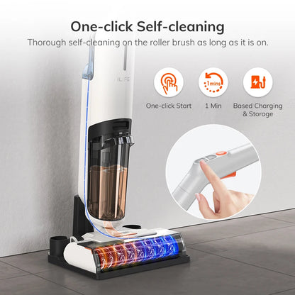 Powerful Cordless Wet Dry Smart Mop Robot with 5500Pa Suction by HitMyNeed