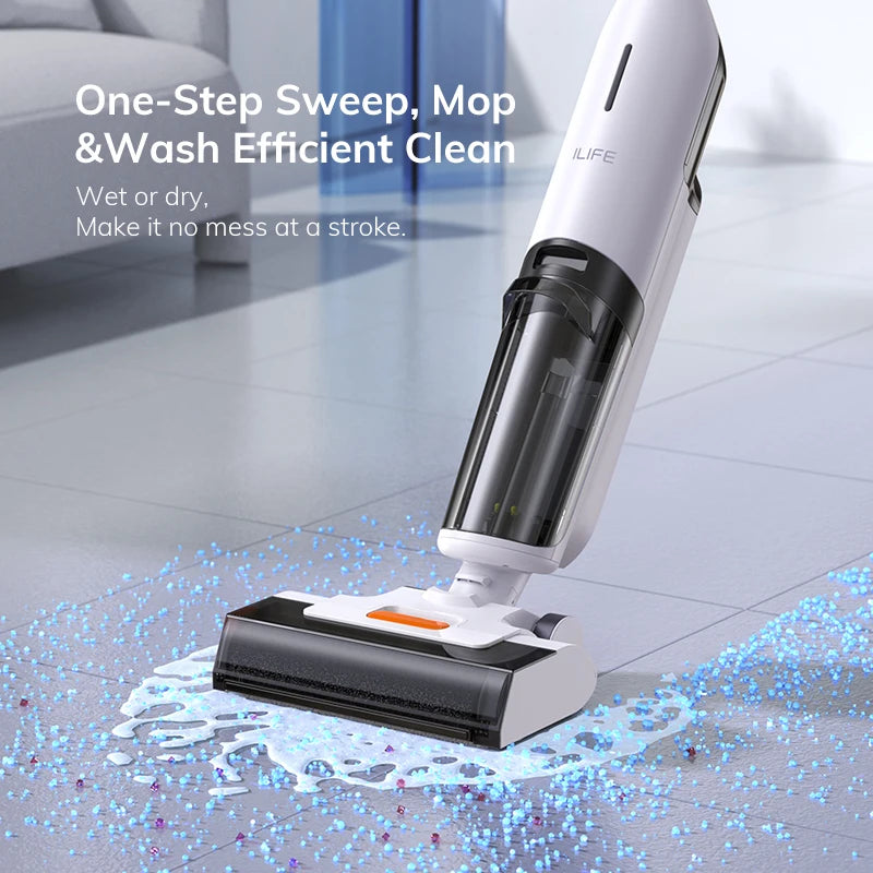 Powerful Cordless Wet Dry Smart Mop Robot with 5500Pa Suction by HitMyNeed