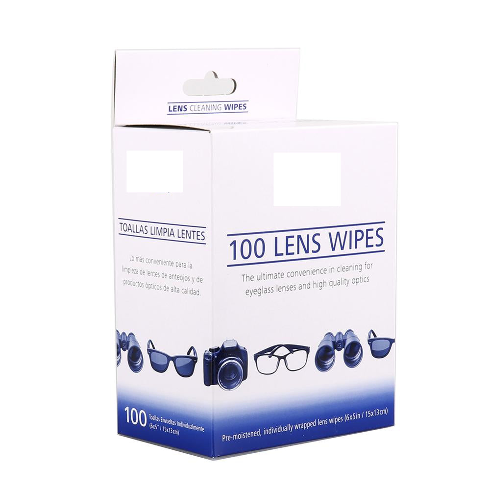 Pre-Moistened Glass Cleaning Wipes, 100 Pack by HitMyNeed