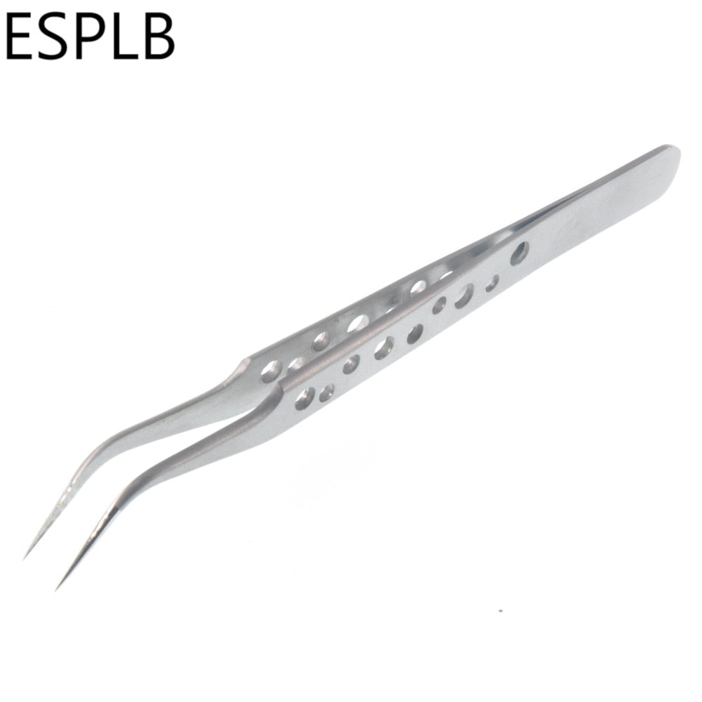 Precision Stainless Steel Tweezers Set (2 pcs) by HitMyNeed