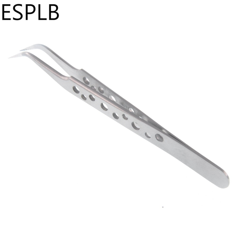 Precision Stainless Steel Tweezers Set (2 pcs) by HitMyNeed