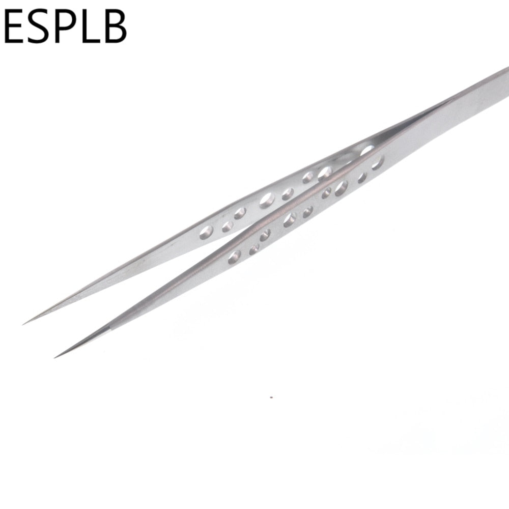Precision Stainless Steel Tweezers Set (2 pcs) by HitMyNeed