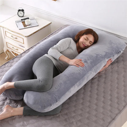 Pregnancy & Nursing Support Pillow for Women 1-3kg-suede-gray by HitMyNeed