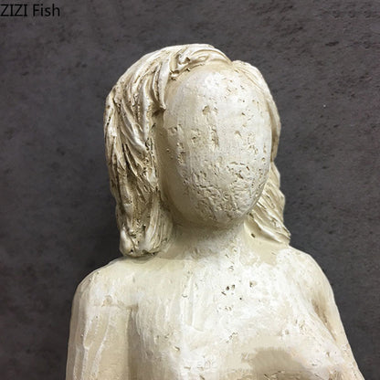 Pregnant Woman Resin Figurine Set (3 Pieces) by HitMyNeed