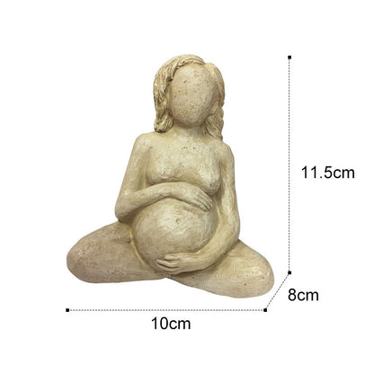 Pregnant Woman Resin Figurine Set (3 Pieces) by HitMyNeed