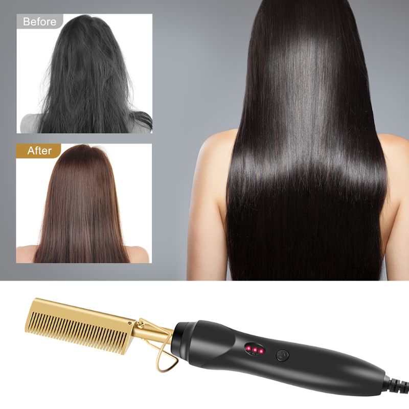 Pressing Comb Electric Heat Straightening Comb by HitMyNeed