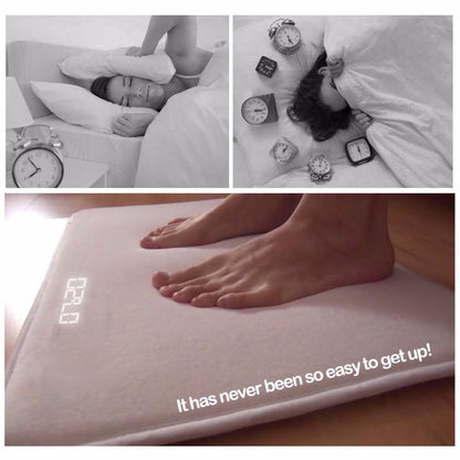 Pressure-Sensitive Alarm Clock Floor Mat by HitMyNeed