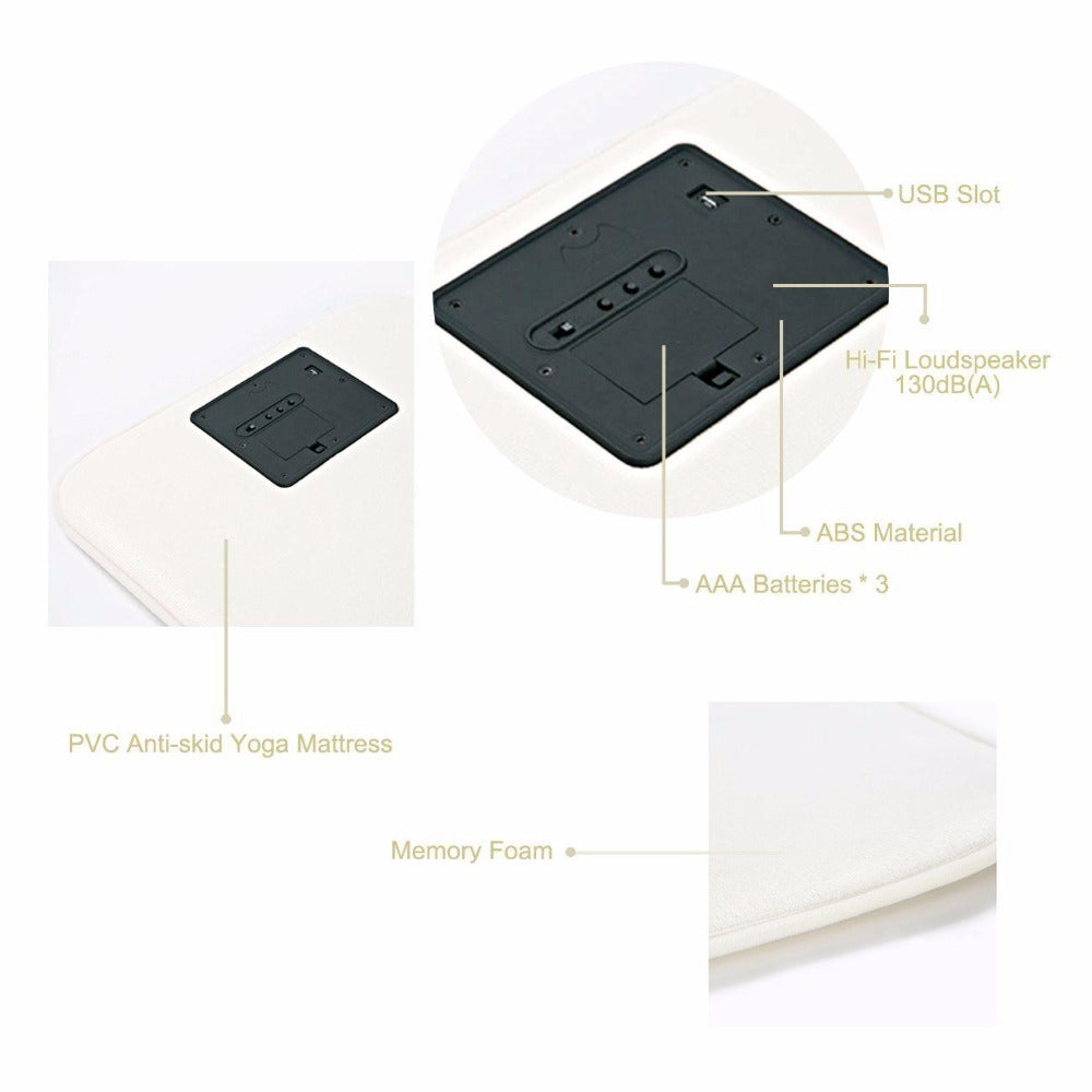 Pressure-Sensitive Alarm Clock Floor Mat by HitMyNeed