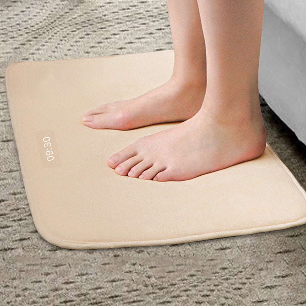 Pressure Sensitive Carpet Alarm Clock by HitMyNeed