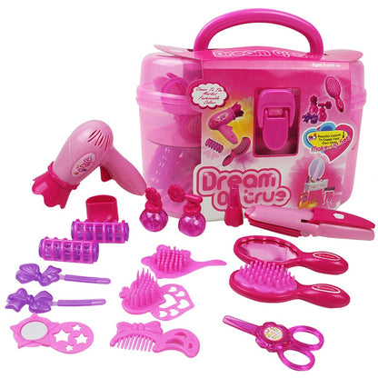 Pretend Hairdresser Toy Set with Carry Bag by HitMyNeed