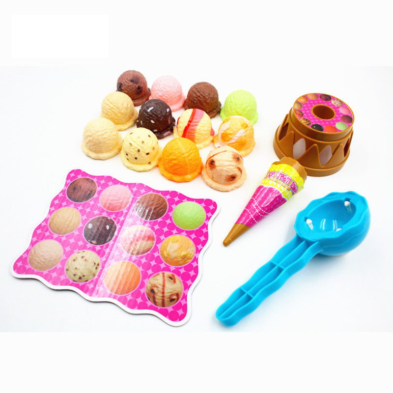 Pretend Ice Cream Toy Set for Kids by HitMyNeed