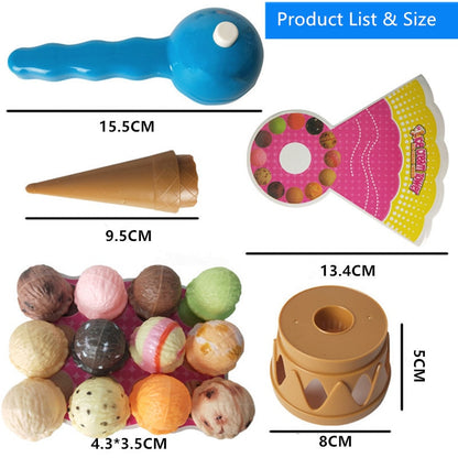 Pretend Ice Cream Toy Set for Kids by HitMyNeed