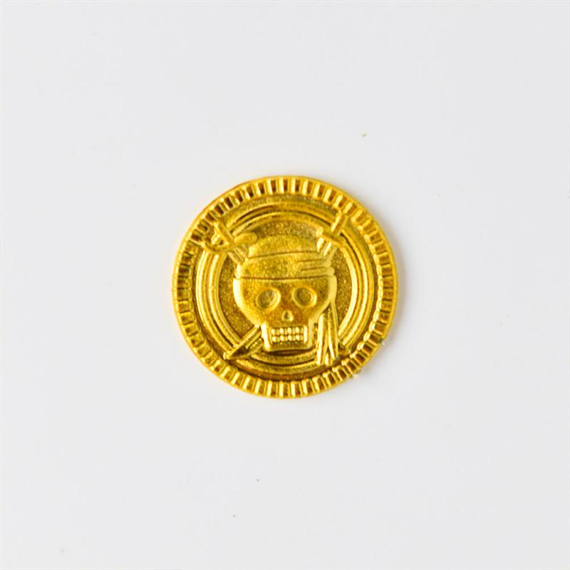 Pretend Play Plastic Gold Pirate Coins (100 Pack) by HitMyNeed