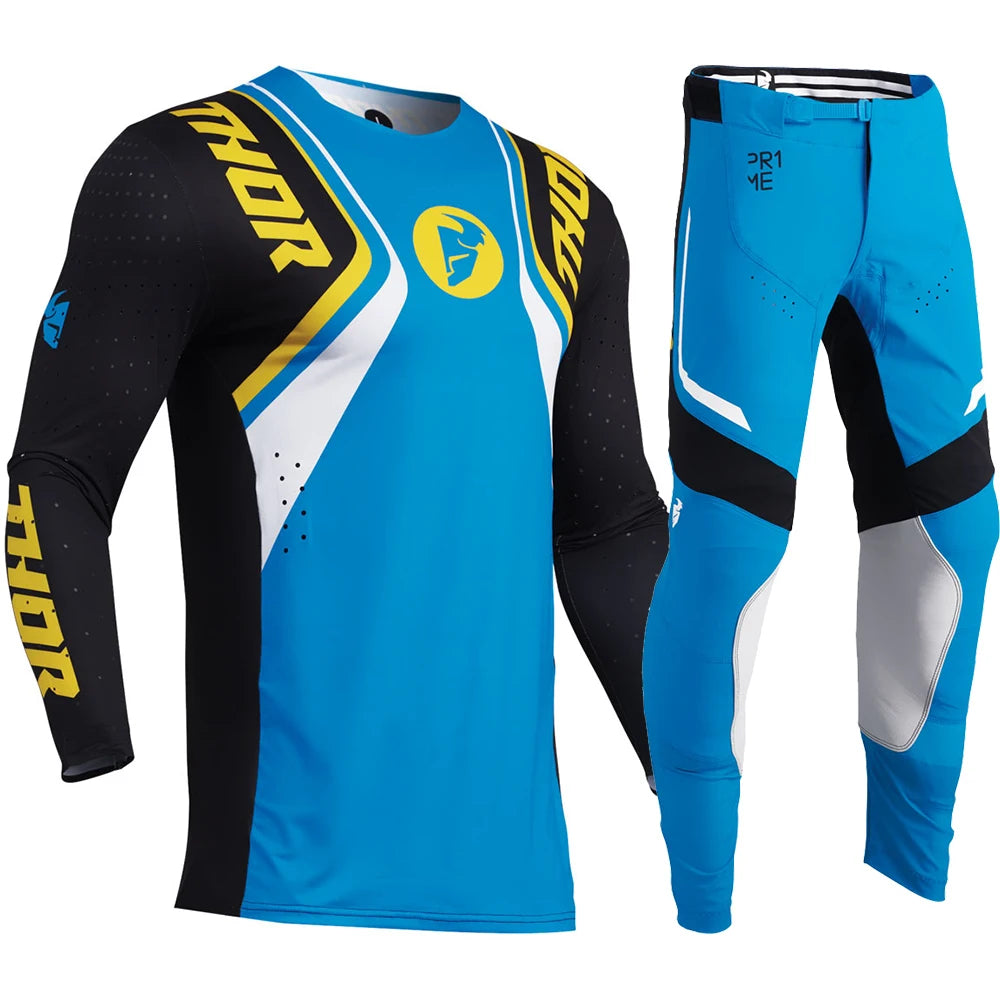 Prime Pro MX Motocross Jersey & Pants Set only-jersey-and-pant s-30 by HitMyNeed
