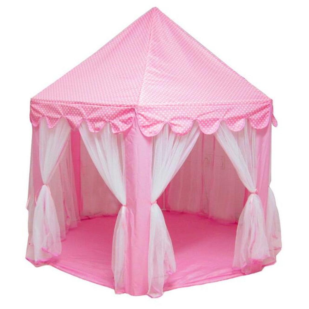 Princess Castle Play Tent with Star LED Lights by HitMyNeed