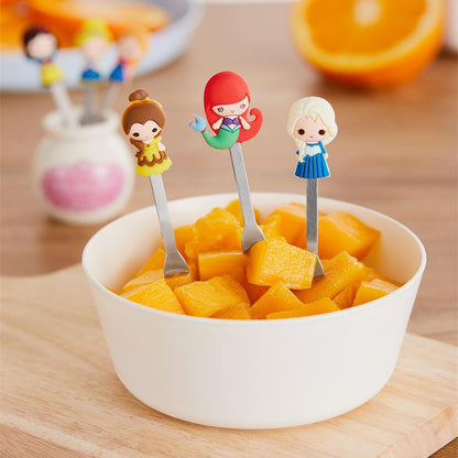 Princess Fruit Fork Set for Kids (6 pcs) by HitMyNeed