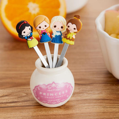 Princess Fruit Fork Set for Kids (6 pcs) by HitMyNeed