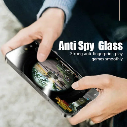 Privacy Glass Screen Protector for iPhone 6-15 Series by HitMyNeed