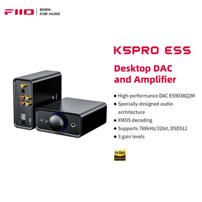 Pro ESS ES9038Q2M Desktop DAC & Headphone Amp by HitMyNeed