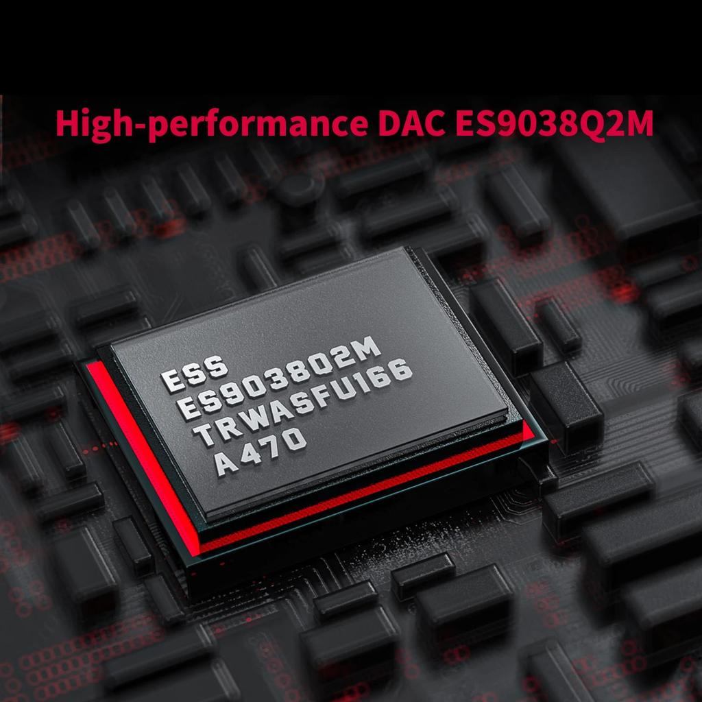 Pro ESS ES9038Q2M Desktop DAC & Headphone Amp by HitMyNeed