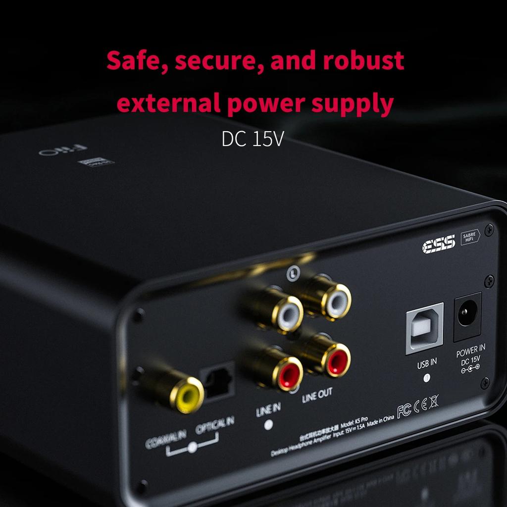 Pro ESS ES9038Q2M Desktop DAC & Headphone Amp by HitMyNeed