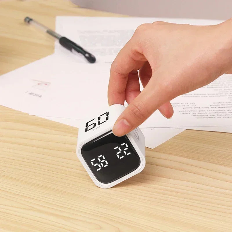 Productivity Cube Gravity Timer with LED Display by HitMyNeed