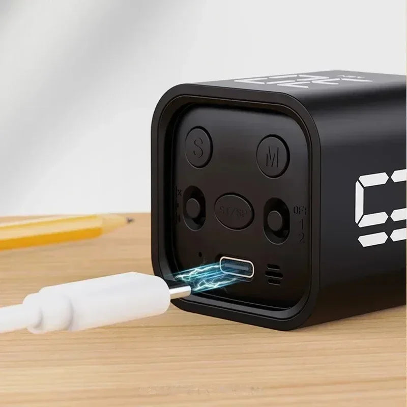 Productivity Cube Gravity Timer with LED Display by HitMyNeed
