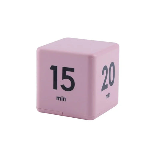 Productivity Cube Gravity Timer with LED Display b-pink by HitMyNeed