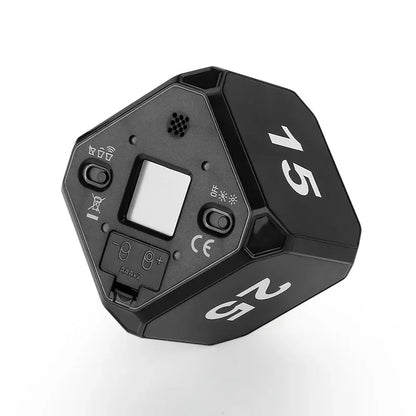 Productivity Cube Gravity Timer with LED Display c-black by HitMyNeed
