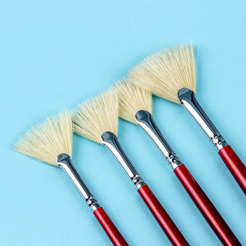 Professional Fan Painting Brush Set - 9 Pieces by HitMyNeed