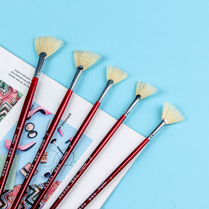 Professional Fan Painting Brush Set - 9 Pieces by HitMyNeed