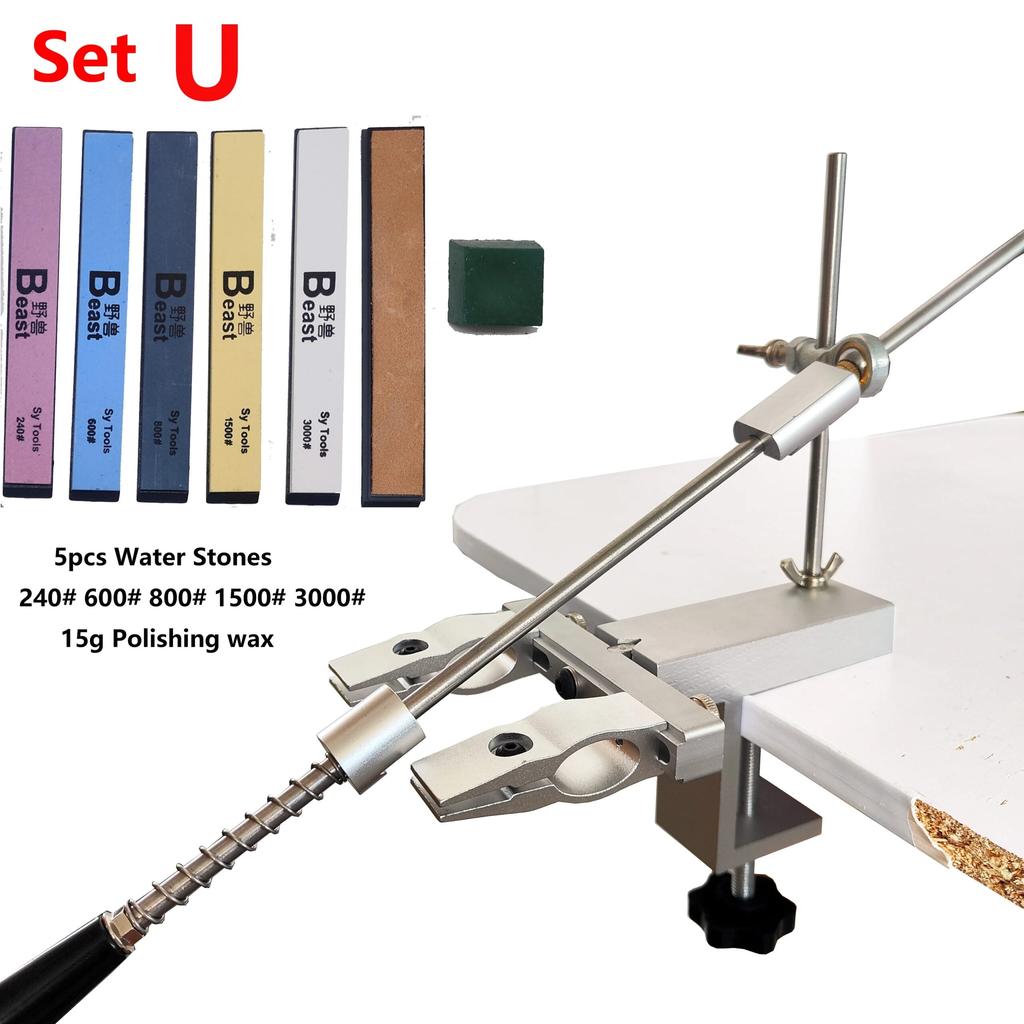 Professional Fixed Angle Apex Knife Sharpening System set-u by HitMyNeed