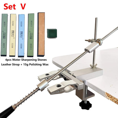 Professional Fixed Angle Apex Knife Sharpening System set-v by HitMyNeed