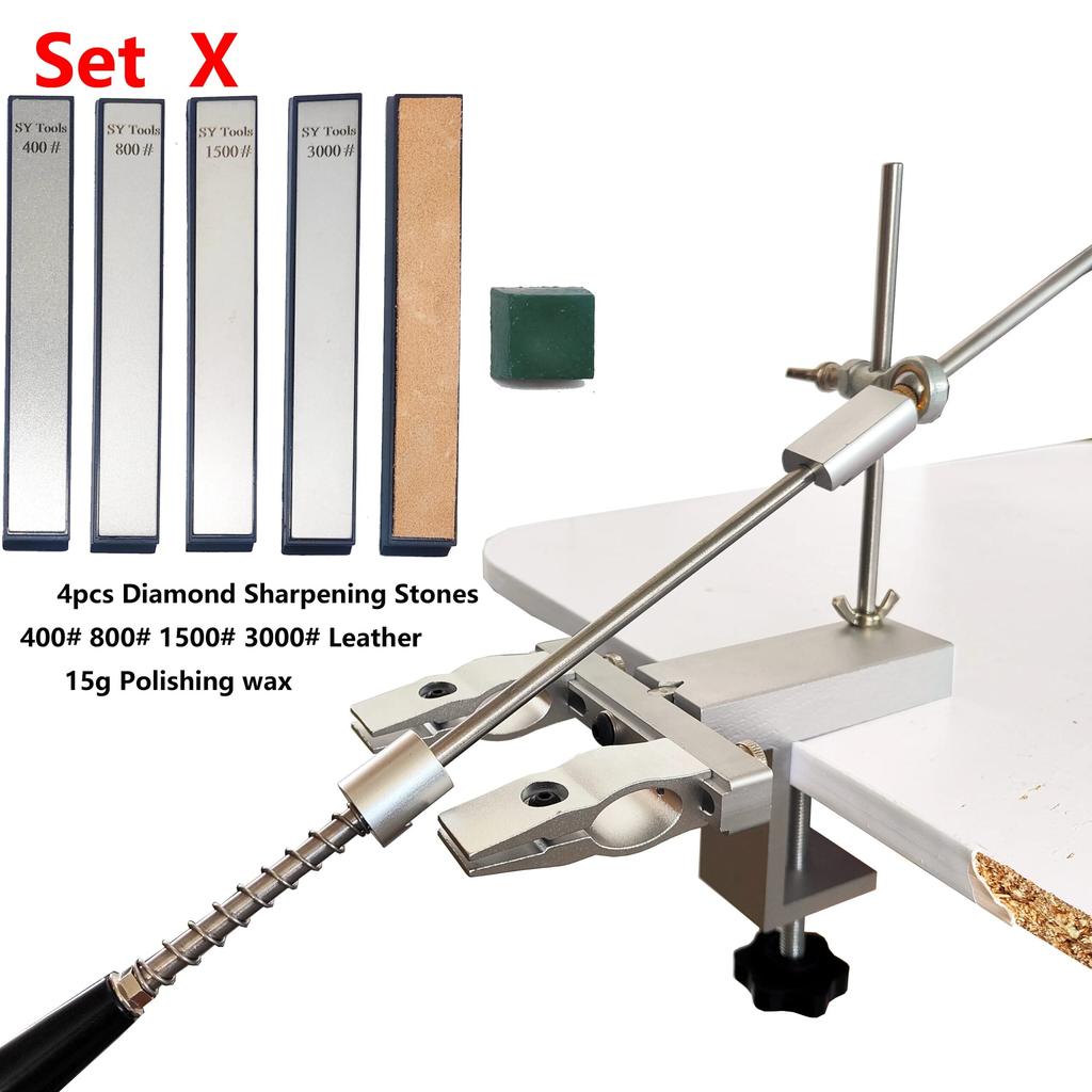 Professional Fixed Angle Apex Knife Sharpening System set-x by HitMyNeed