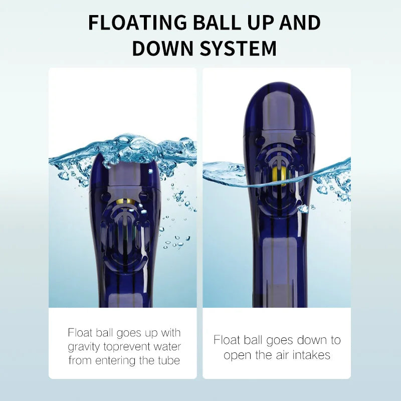 Professional Full Face Snorkel Mask for Adults by HitMyNeed