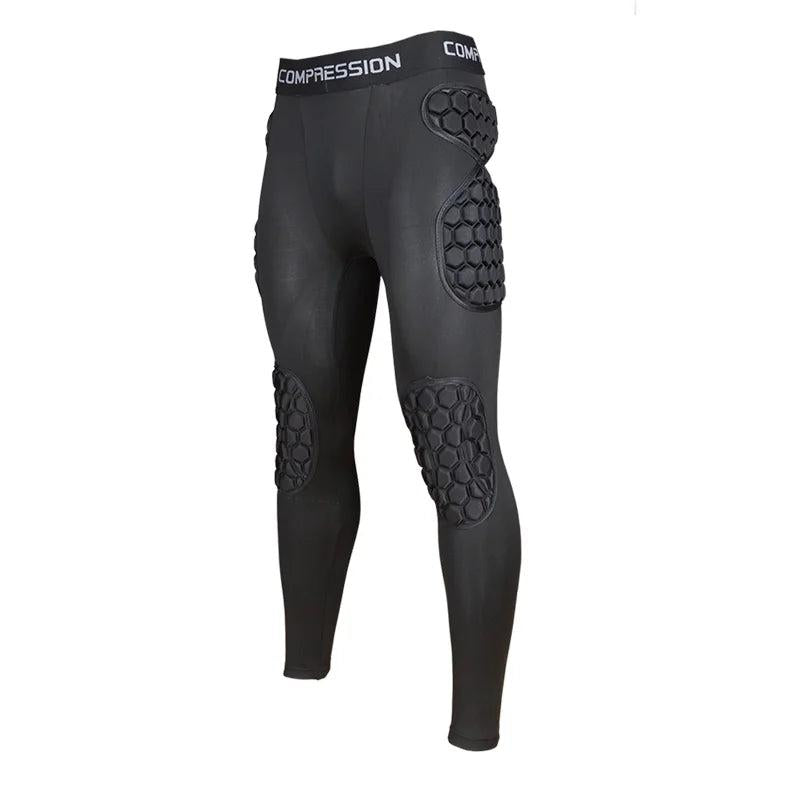 Professional Goalkeeper Jersey with EVA Elbow Pads black-long-pants eu-size-s by HitMyNeed