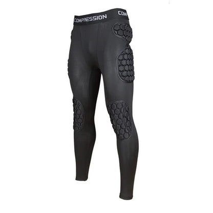 Professional Goalkeeper Jersey with EVA Elbow Pads black-long-pants eu-size-s by HitMyNeed