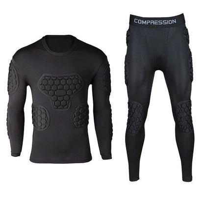 Professional Goalkeeper Jersey with EVA Elbow Pads top-long-pants eu-size-xl by HitMyNeed