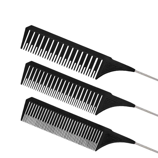 Professional Hair Sectioning Comb with Steel Tail by HitMyNeed